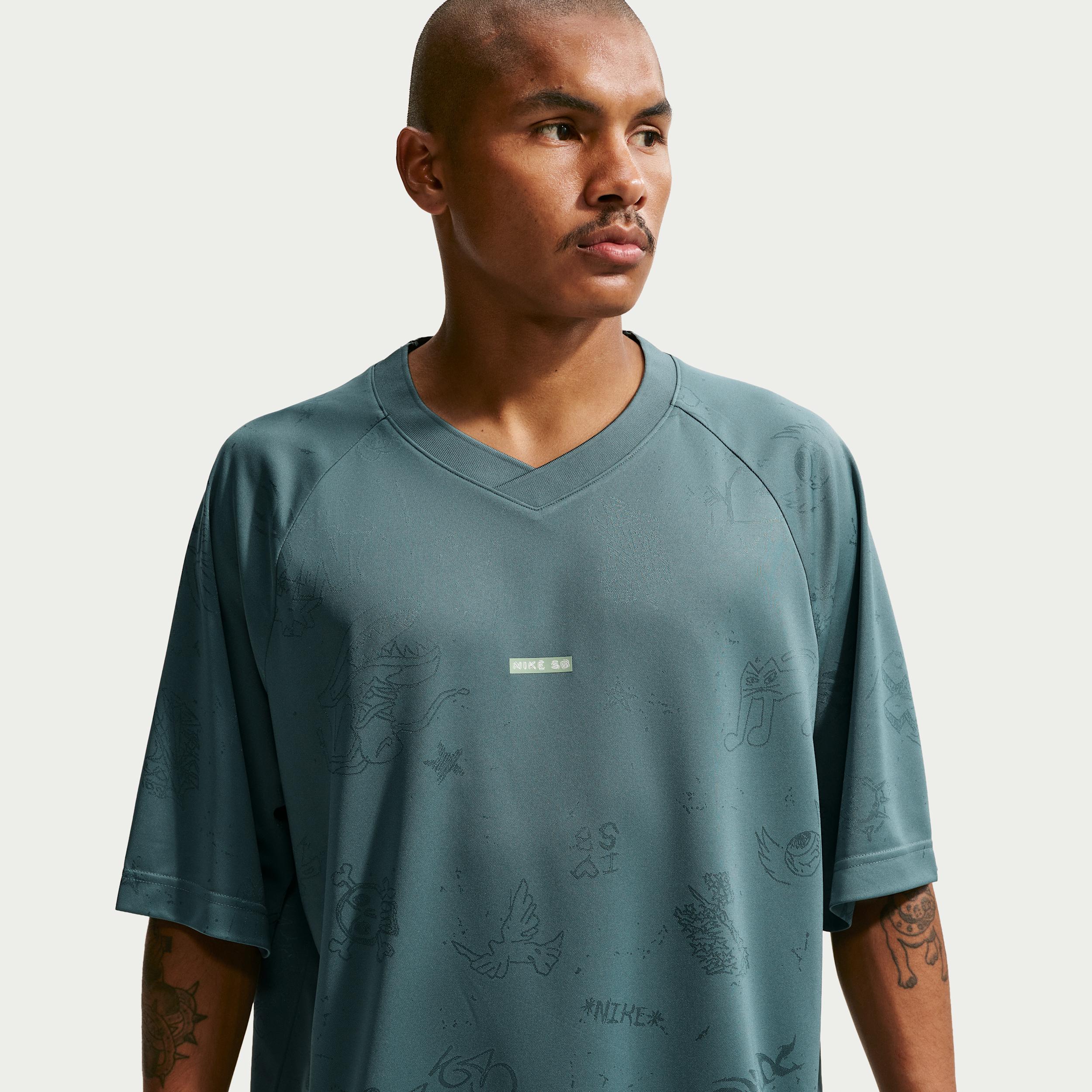 Men's Nike SB Jacquard Skate Jersey Top by NIKE