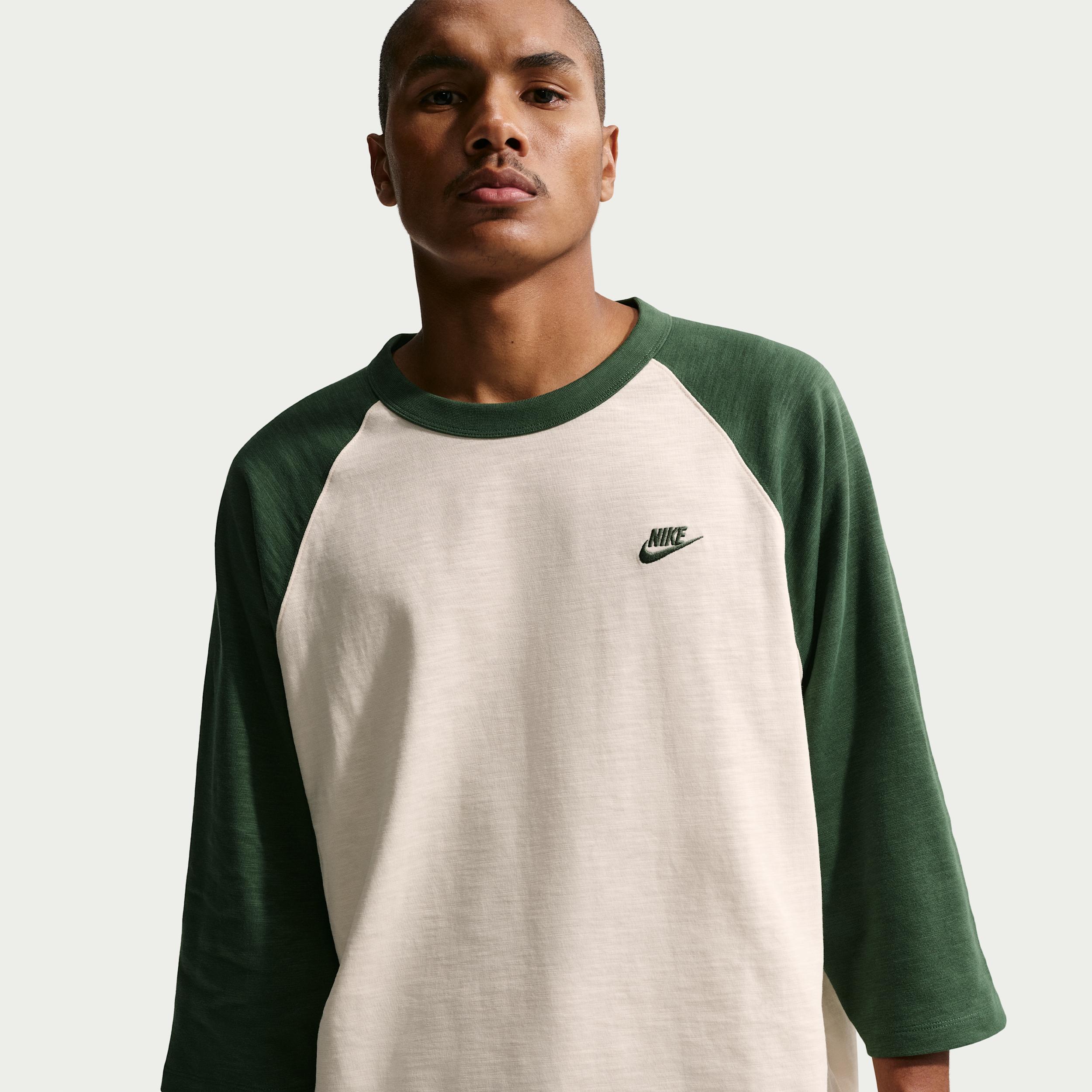 Men's Nike Sportswear Club 3/4-Sleeve Raglan Top by NIKE