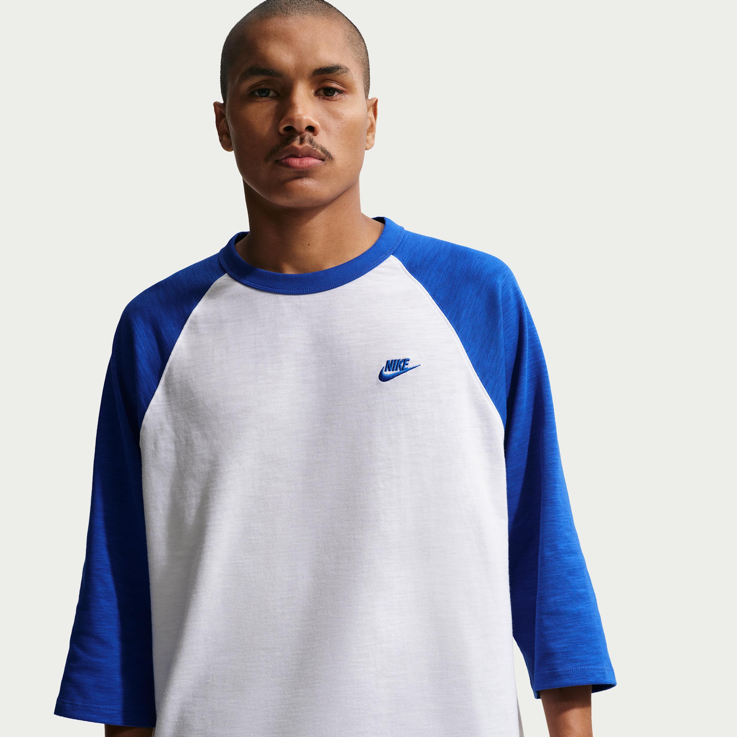 Men's Nike Sportswear Club 3/4-Sleeve Raglan Top by NIKE