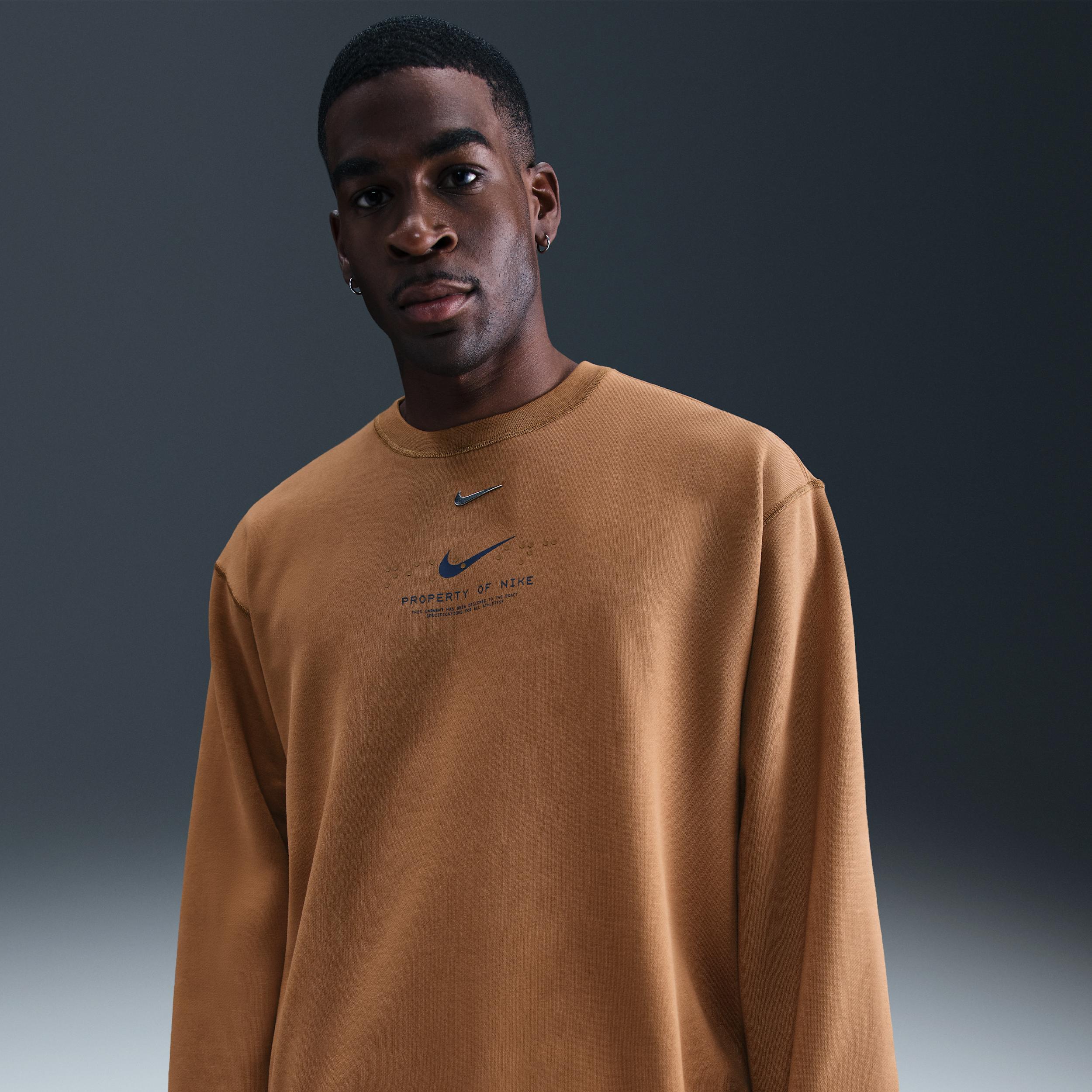 Men's Nike Sportswear Club Fleece Crew-Neck Sweatshirt by NIKE