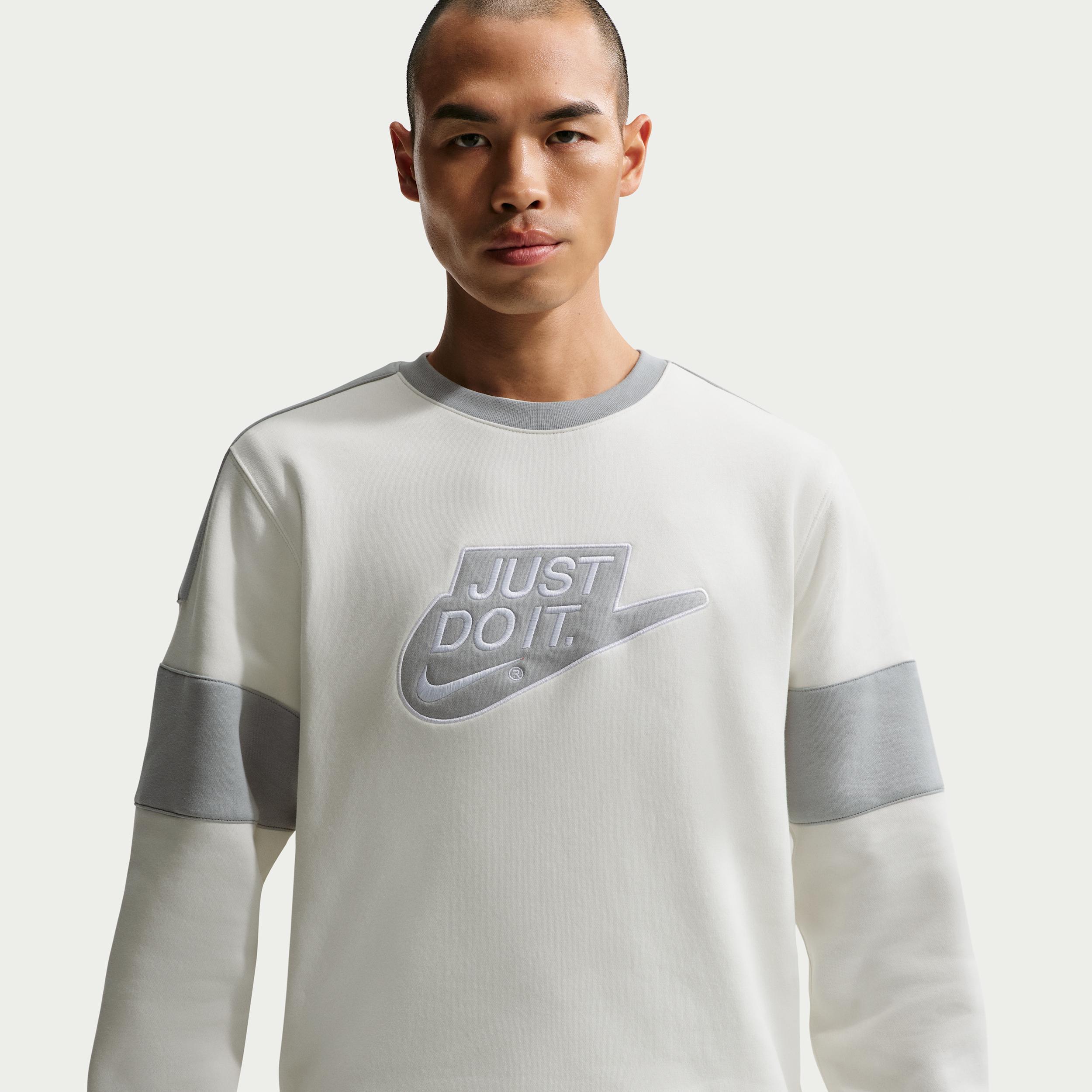 Men's Nike Sportswear Club Fleece Crew-Neck Sweatshirt by NIKE