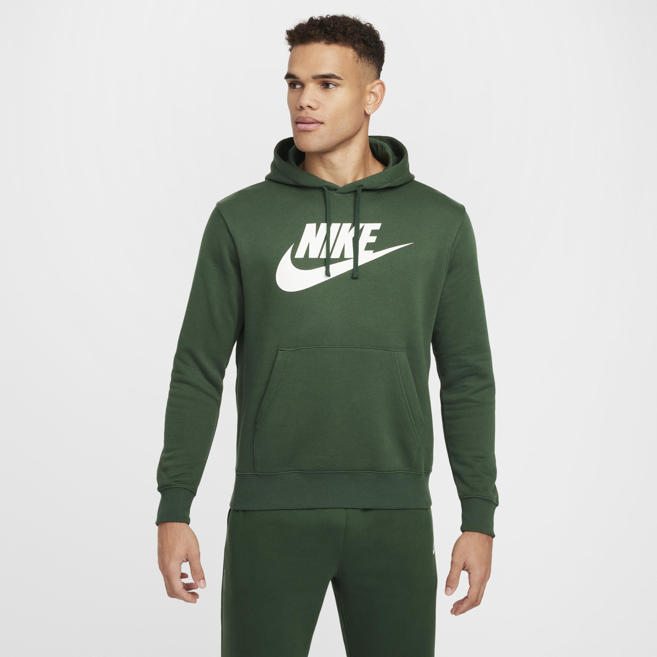 Men's Nike Sportswear Club Fleece Graphic Pullover Hoodie by NIKE