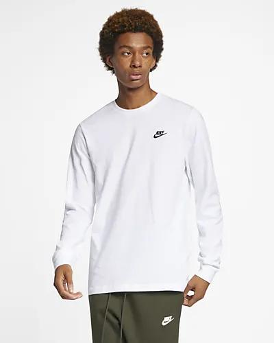 Men's Nike Sportswear Club Long-Sleeve T-Shirt by NIKE