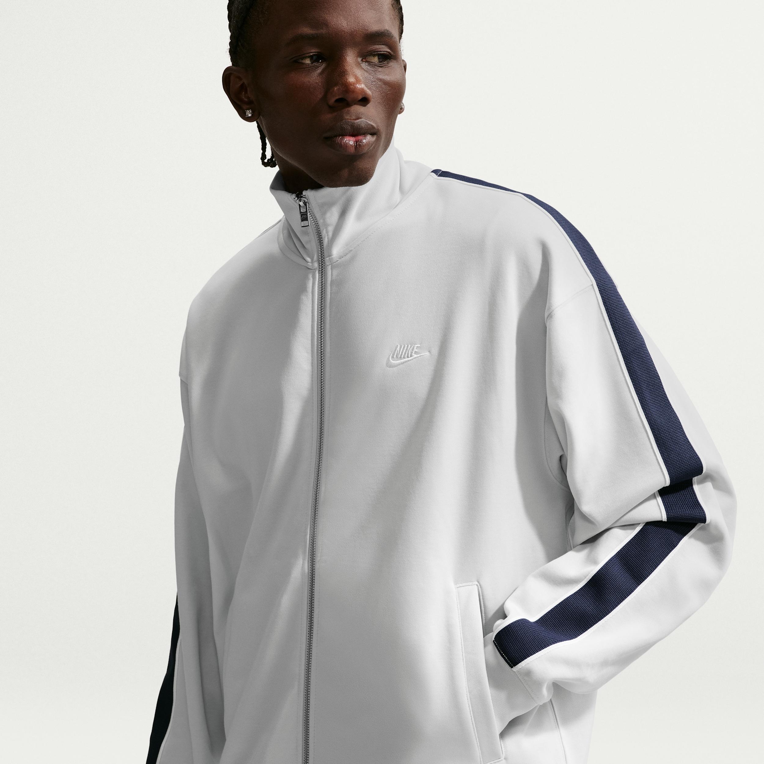 Men's Nike Sportswear Club Oversized Knit Track Jacket by NIKE
