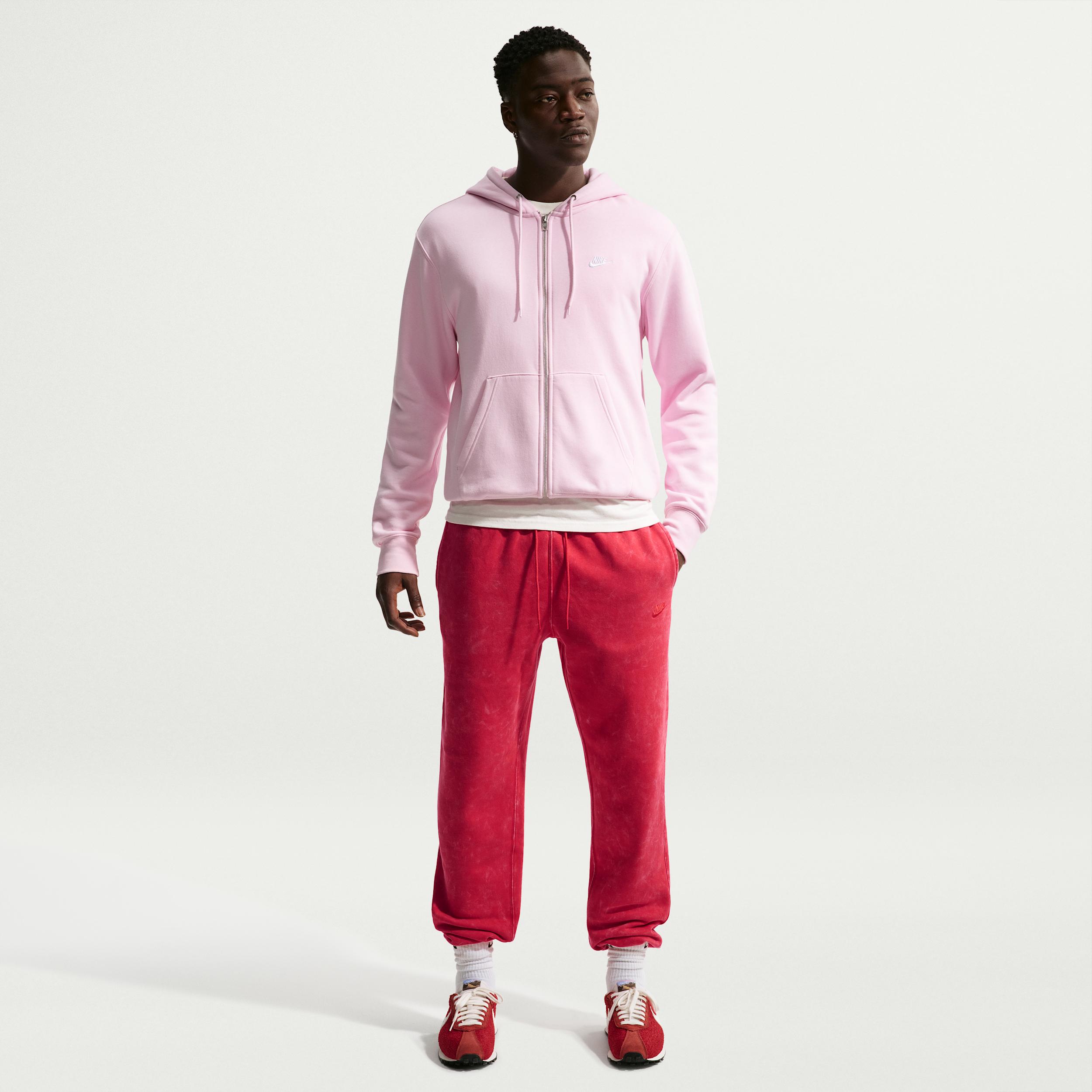 Men's Nike Sportswear Club Washed Cuffed Fleece Pants by NIKE