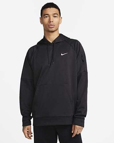 Men's Nike Therma Therma-FIT Hooded Fitness Pullover by NIKE