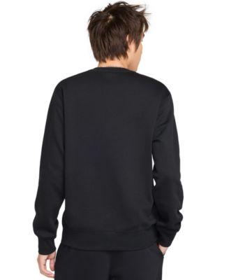 Men's Pullover Fleece Crewneck Logo Sweatshirt by NIKE