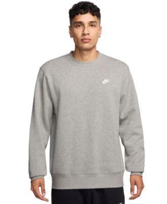 Men's Pullover Fleece Crewneck Logo Sweatshirt by NIKE