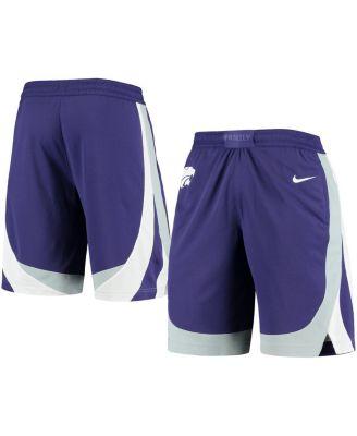 Men's Purple Kansas State Wildcats Team Replica Basketball Shorts by NIKE