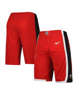 Men's Red Georgia Bulldogs Replica Team Basketball Shorts by NIKE