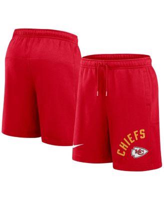 Men's Red Kansas City Chiefs Arched Kicker Shorts by NIKE