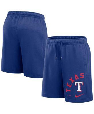 Men's Royal Texas Rangers Arched Kicker Shorts by NIKE