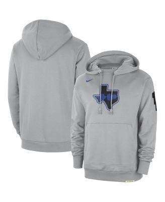 Men's Silver Distressed Dallas Mavericks 2023/24 City Edition Courtside Standard Issue Pullover Hoodie by NIKE