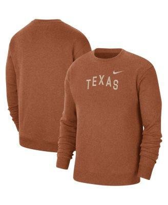 Men's Texas Orange Texas Longhorns Campus Pullover Sweatshirt by NIKE