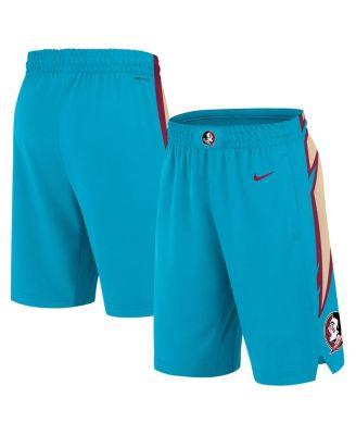 Men's Turquoise Florida State Seminoles Alternate Replica Performance Basketball Shorts by NIKE