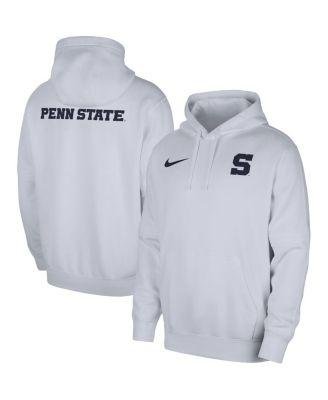 Men's White Penn State Nittany Lions Club Pullover Hoodie by NIKE