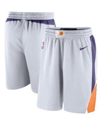 Men's White, Purple Phoenix Suns 2020/21 Association Edition Performance Swingman Shorts by NIKE