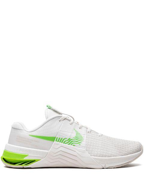 Metcon 8 "Phantom/Green Strike" sneakers by NIKE