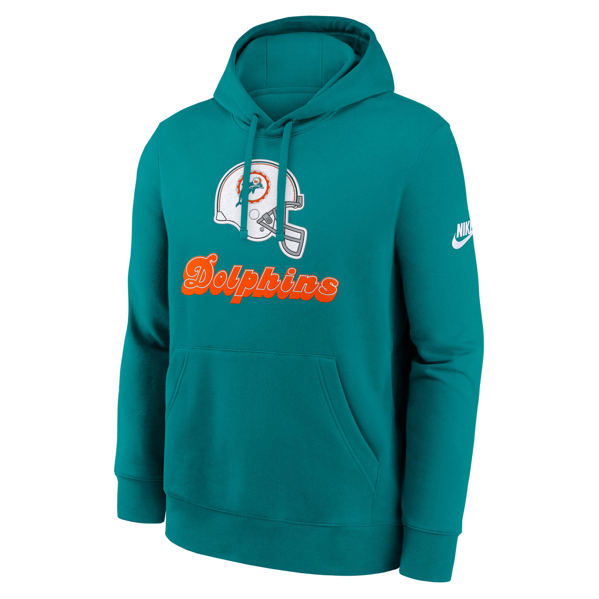 Miami Dolphins Best Season Rewind Club Nike Men's NFL Pullover Hoodie by NIKE