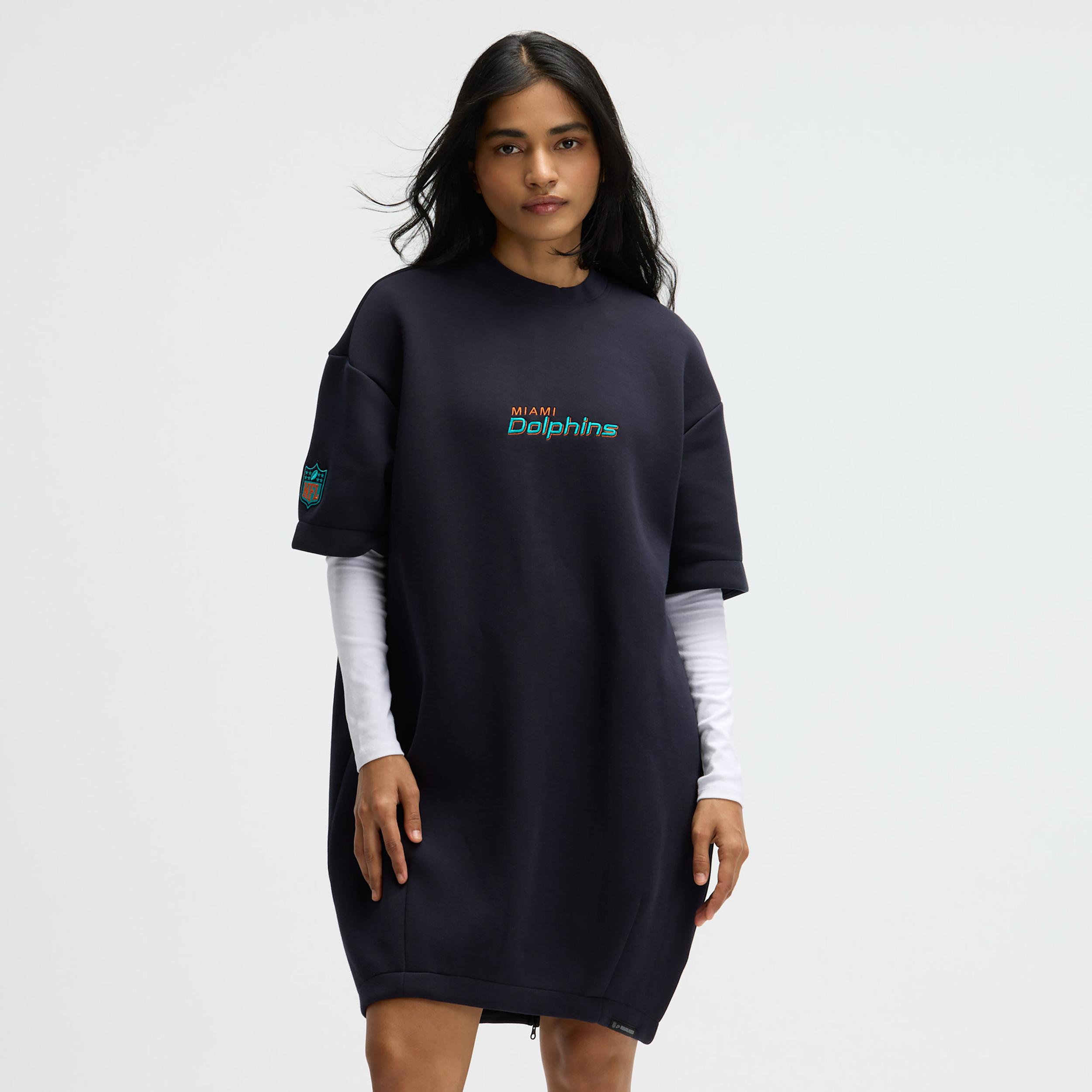 Miami Dolphins Rivalries Collection Oversized Tech Fleece Nike Women's NFL Dress by NIKE