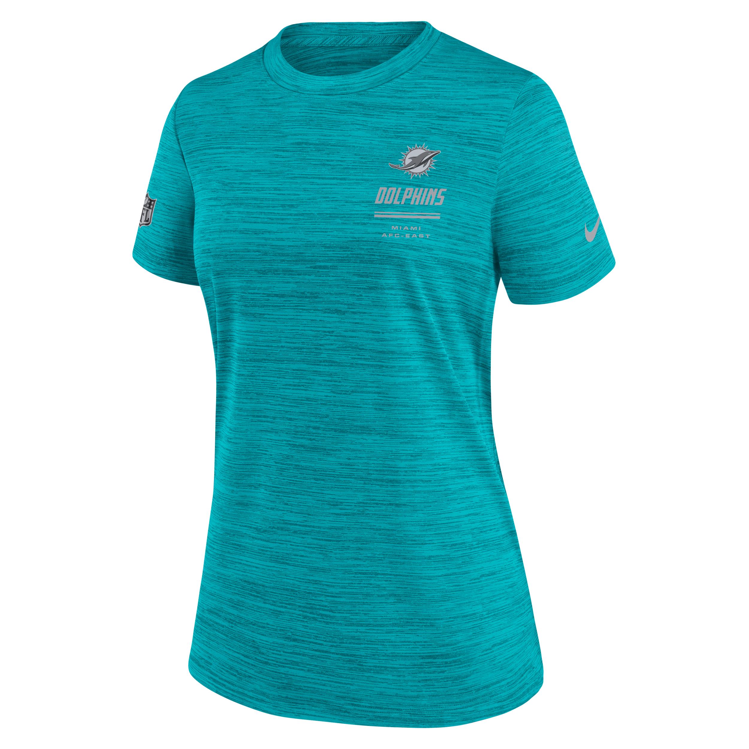 Miami Dolphins Sideline Velocity Nike Women's Dri-FIT NFL T-Shirt by NIKE