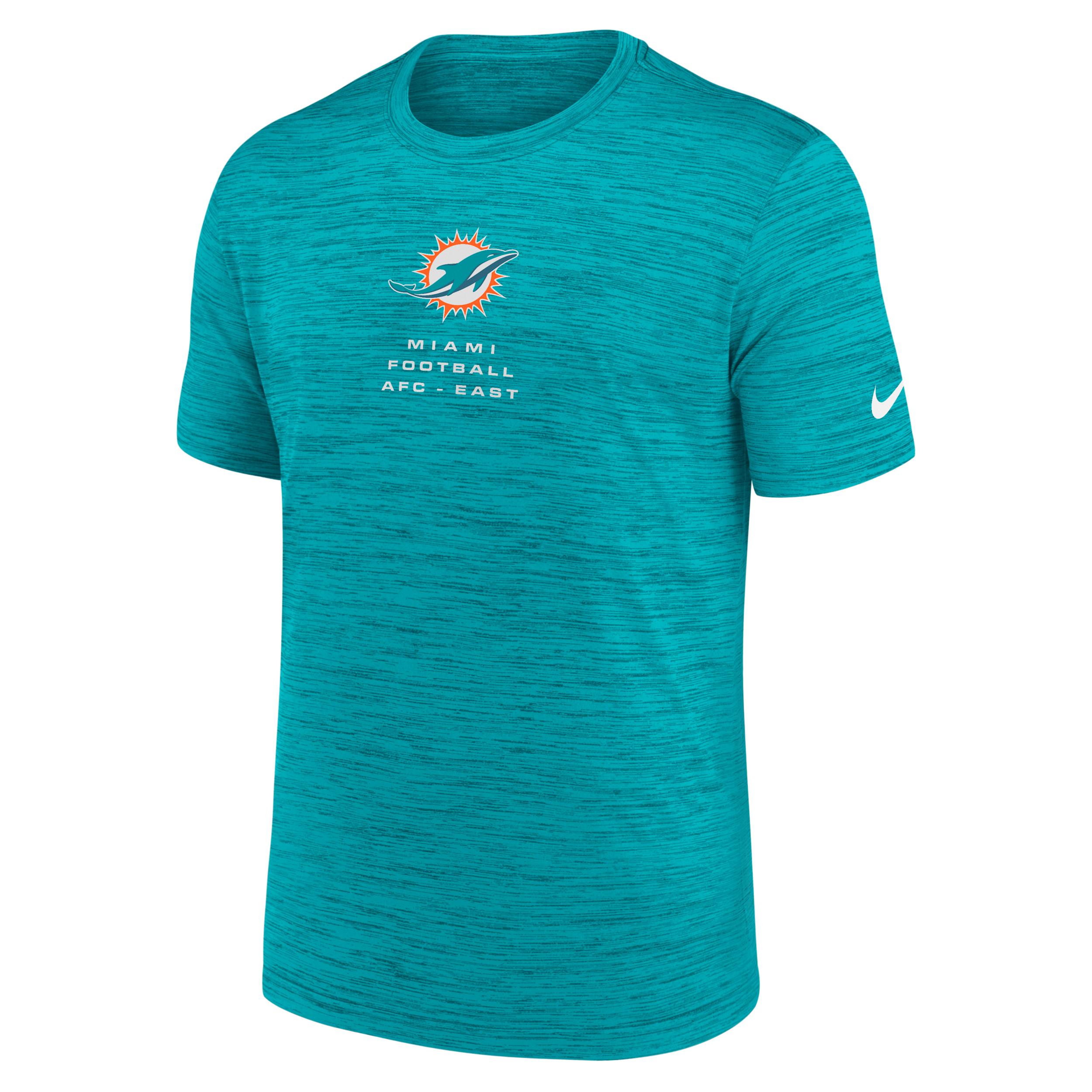 Miami Dolphins Velocity Nike Men's Dri-FIT NFL T-Shirt by NIKE