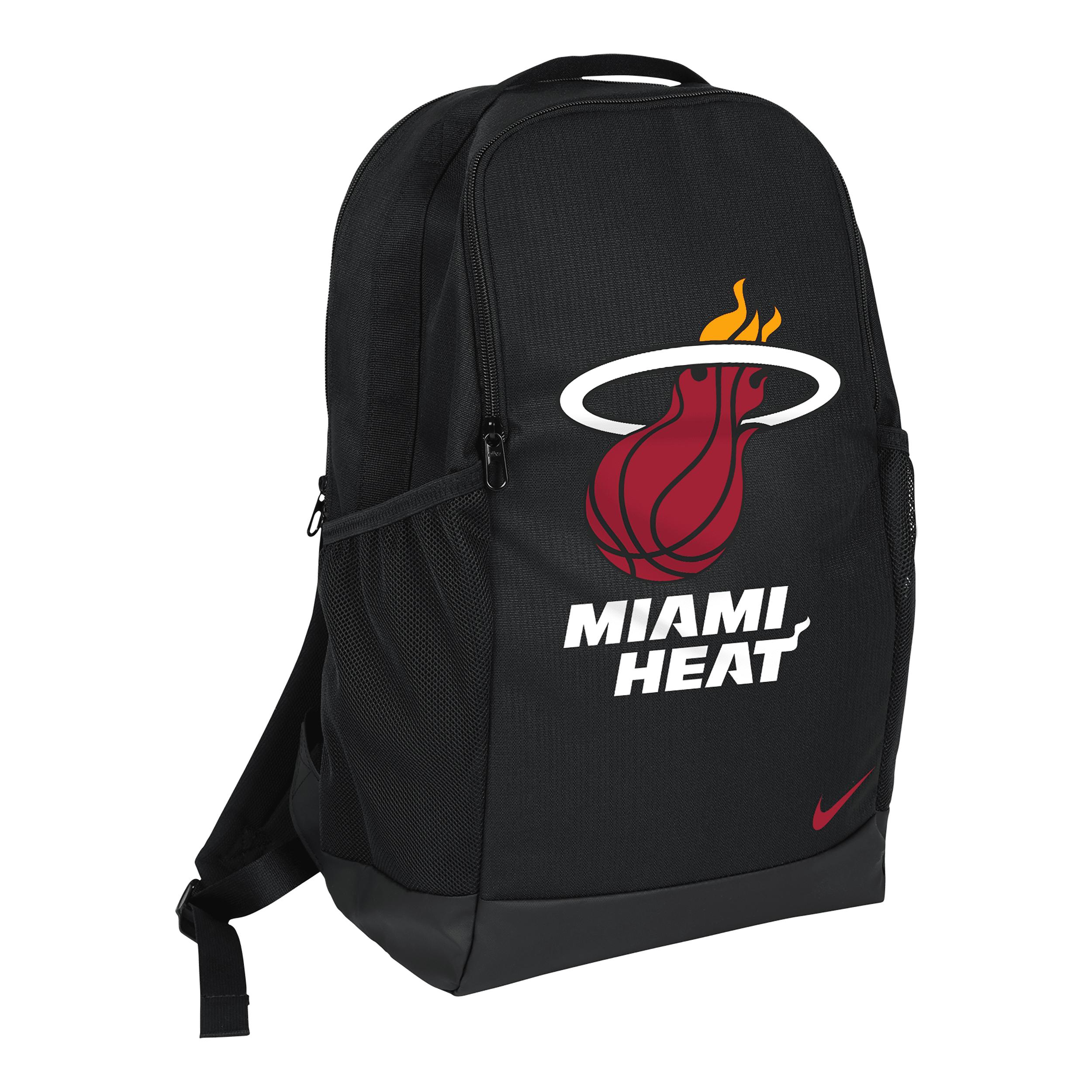 Miami Heat Brasilia Nike Unisex NBA Backpack (24L) by NIKE