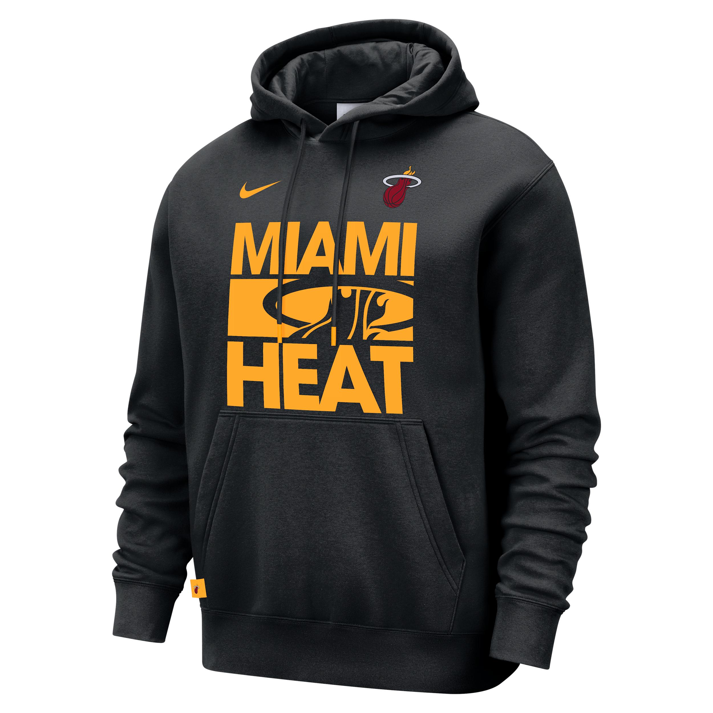 Miami Heat Club Courtside Nike Men's NBA Pullover Hoodie by NIKE