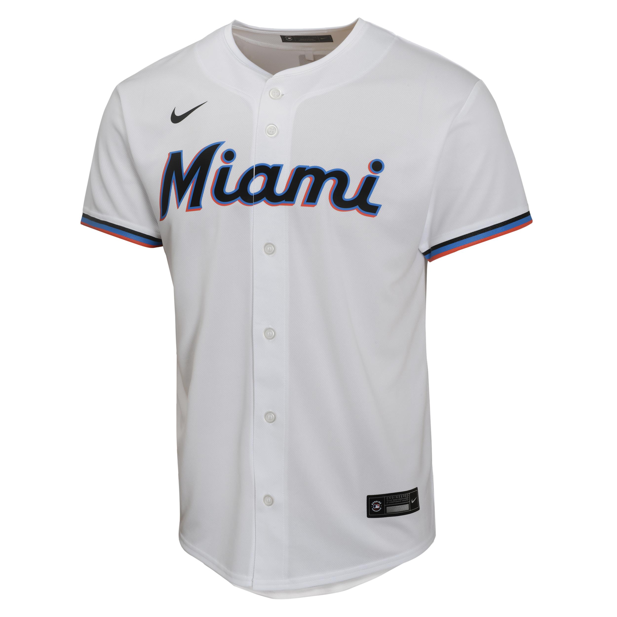 Miami Marlins Nike Home Game Big Kids' Baseball Jersey by NIKE