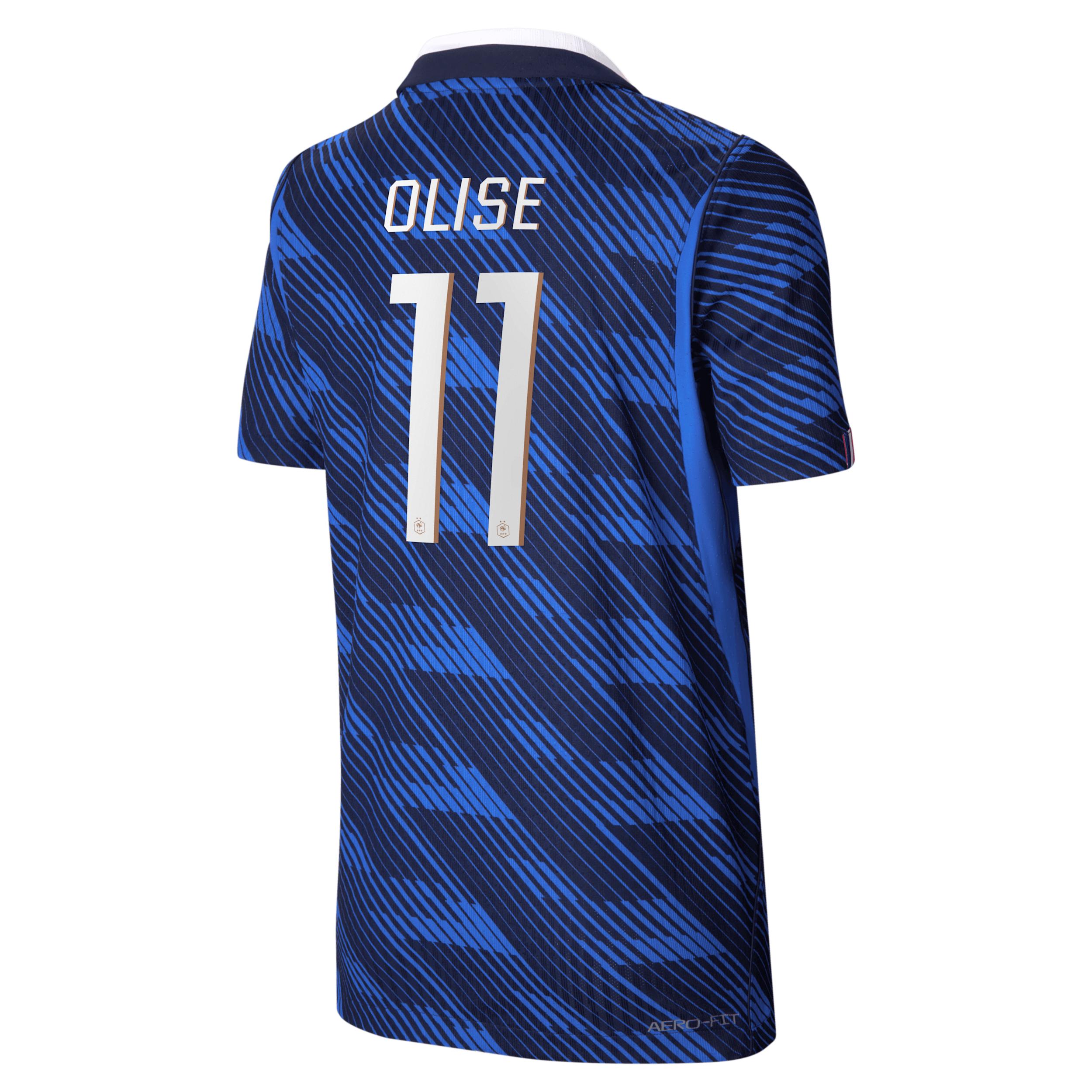 Michael Olise France National Team 2026 Match Home Big Kids' Nike Dri-FIT ADV Soccer Jersey by NIKE