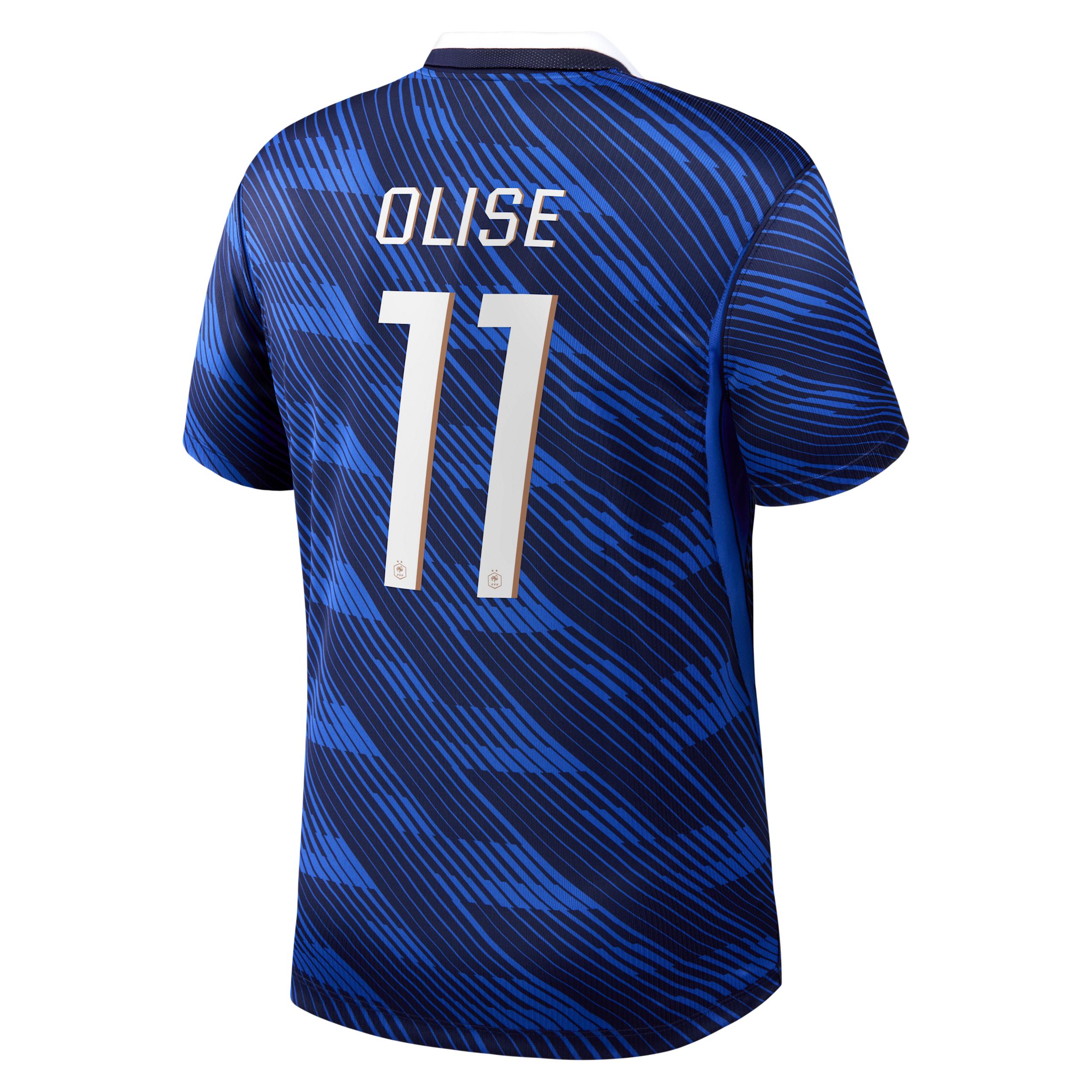 Michael Olise France National Team 2026 Stadium Home Nike Men's Dri-FIT Soccer Jersey by NIKE