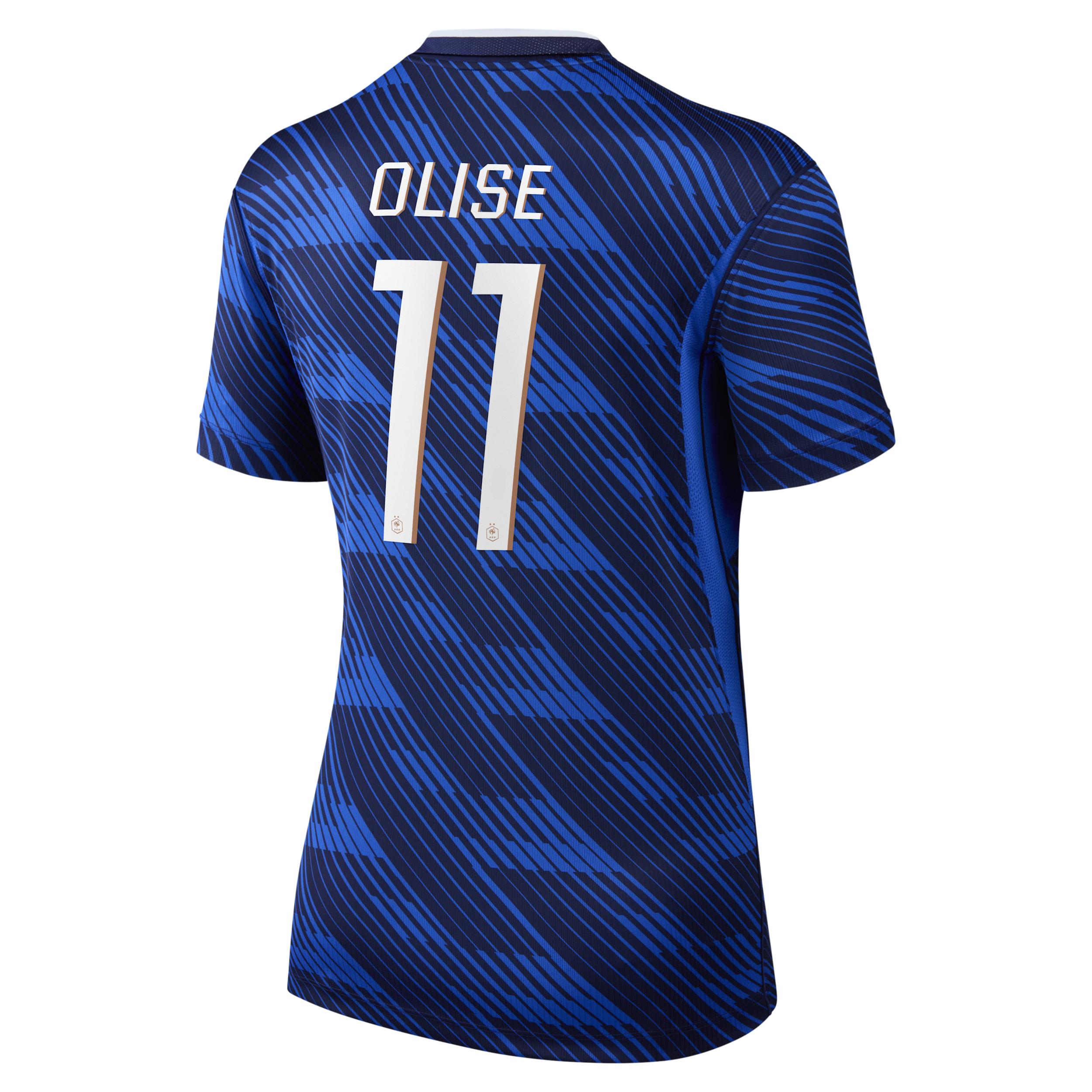 Michael Olise France National Team 2026 Stadium Home Nike Women's Dri-FIT Soccer Jersey by NIKE