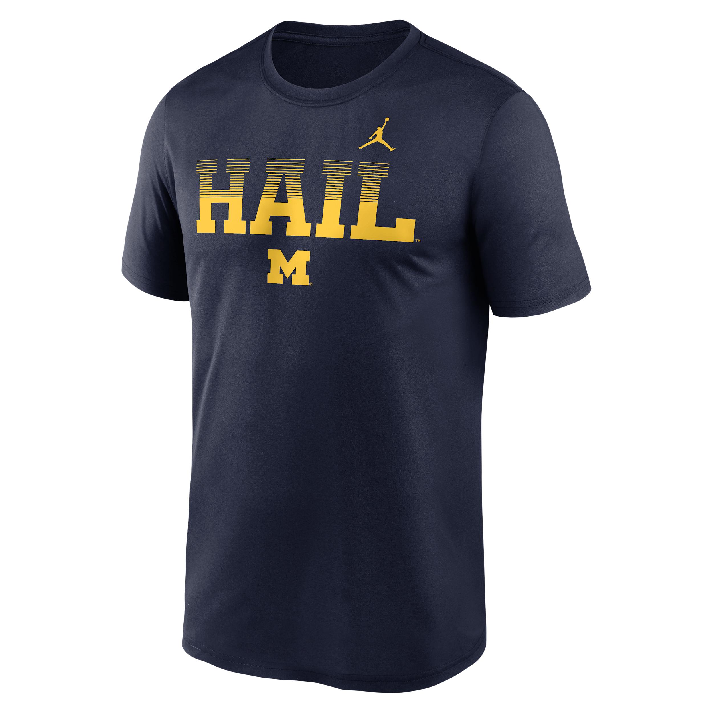 Michigan Primetime Kinetic Mantra Legend Nike Men's Dri-FIT College T-Shirt by NIKE
