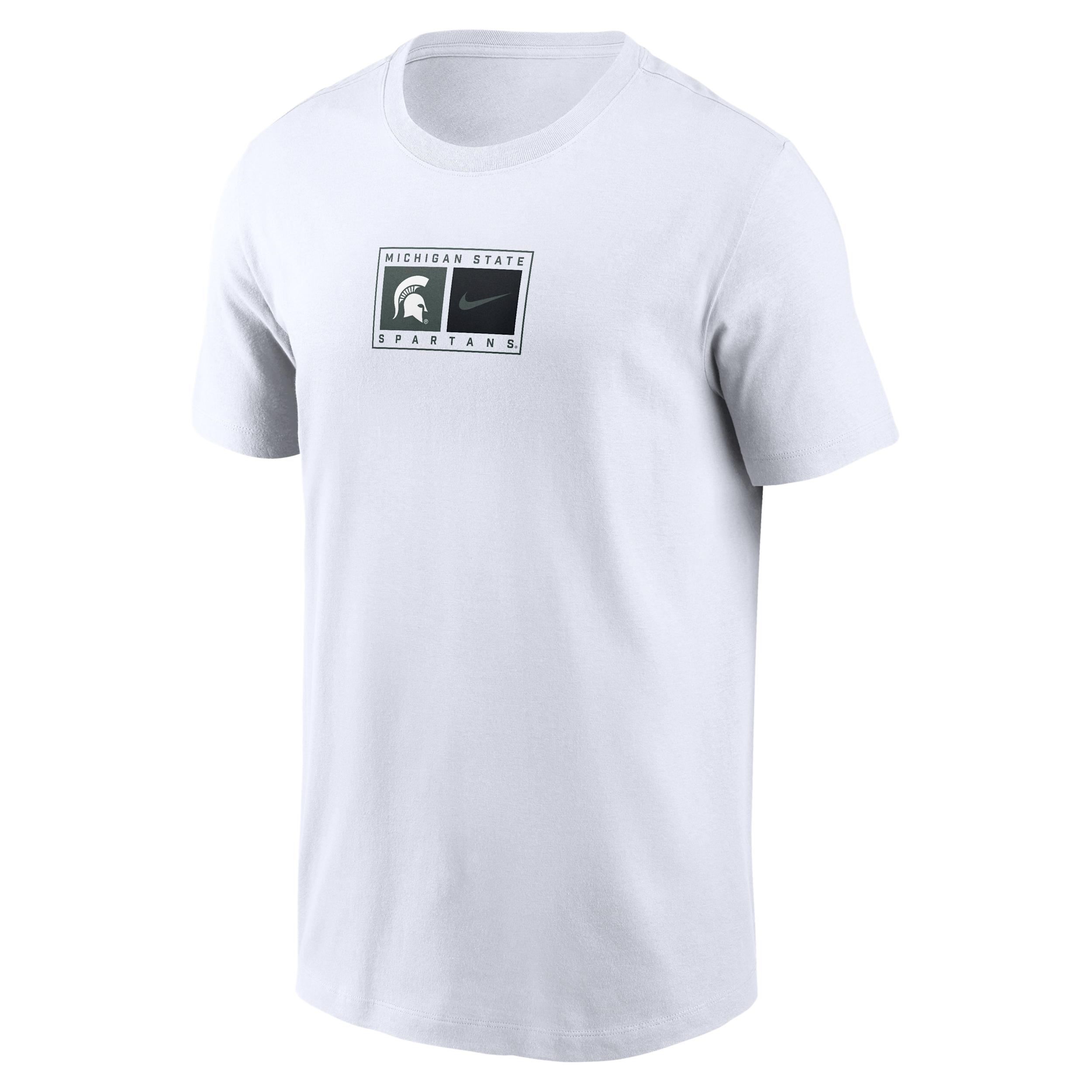 Michigan State Campus Logo Swoosh Nike Men's College T-Shirt by NIKE
