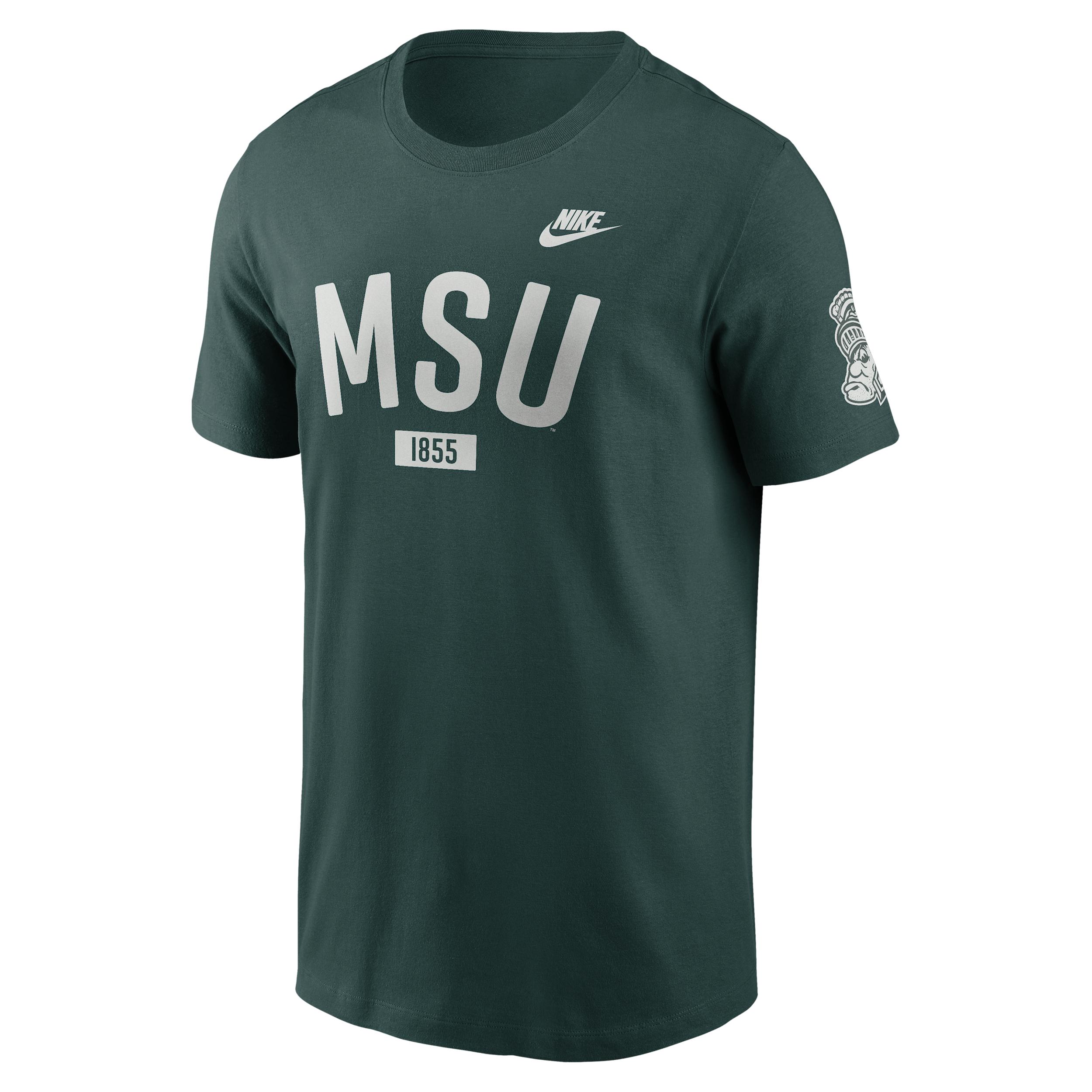 Michigan State Legacy Arch 2-Hit Nike Men's College T-Shirt by NIKE
