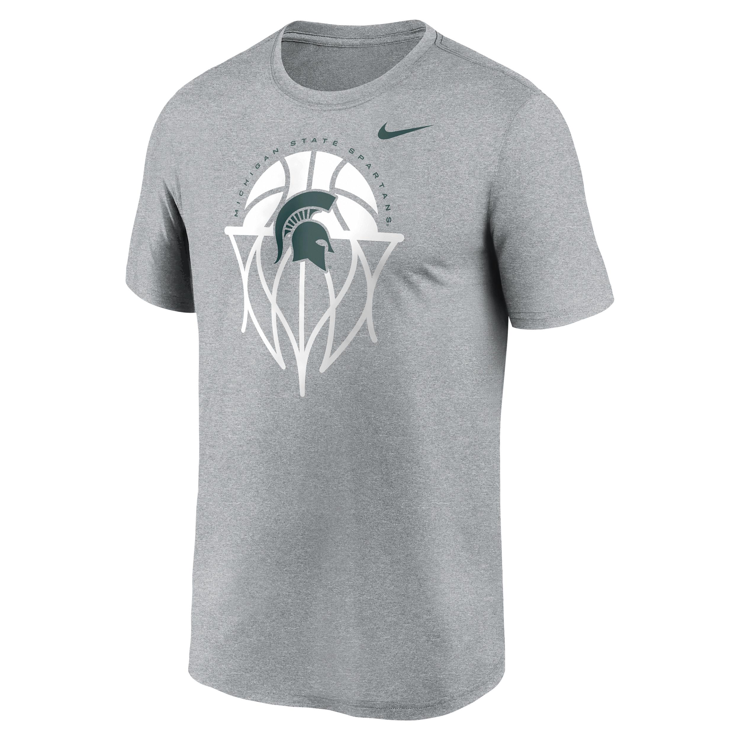 Michigan State Legend Basketball Icon Nike Men's Dri-FIT College T-Shirt by NIKE
