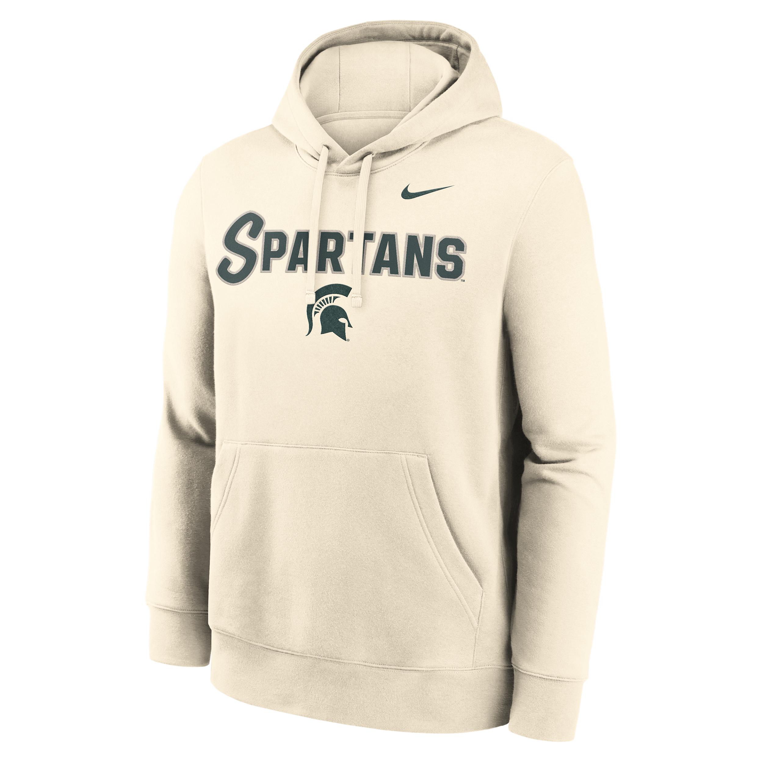 Michigan State Primetime Club Nike Men's College Pullover Hoodie by NIKE