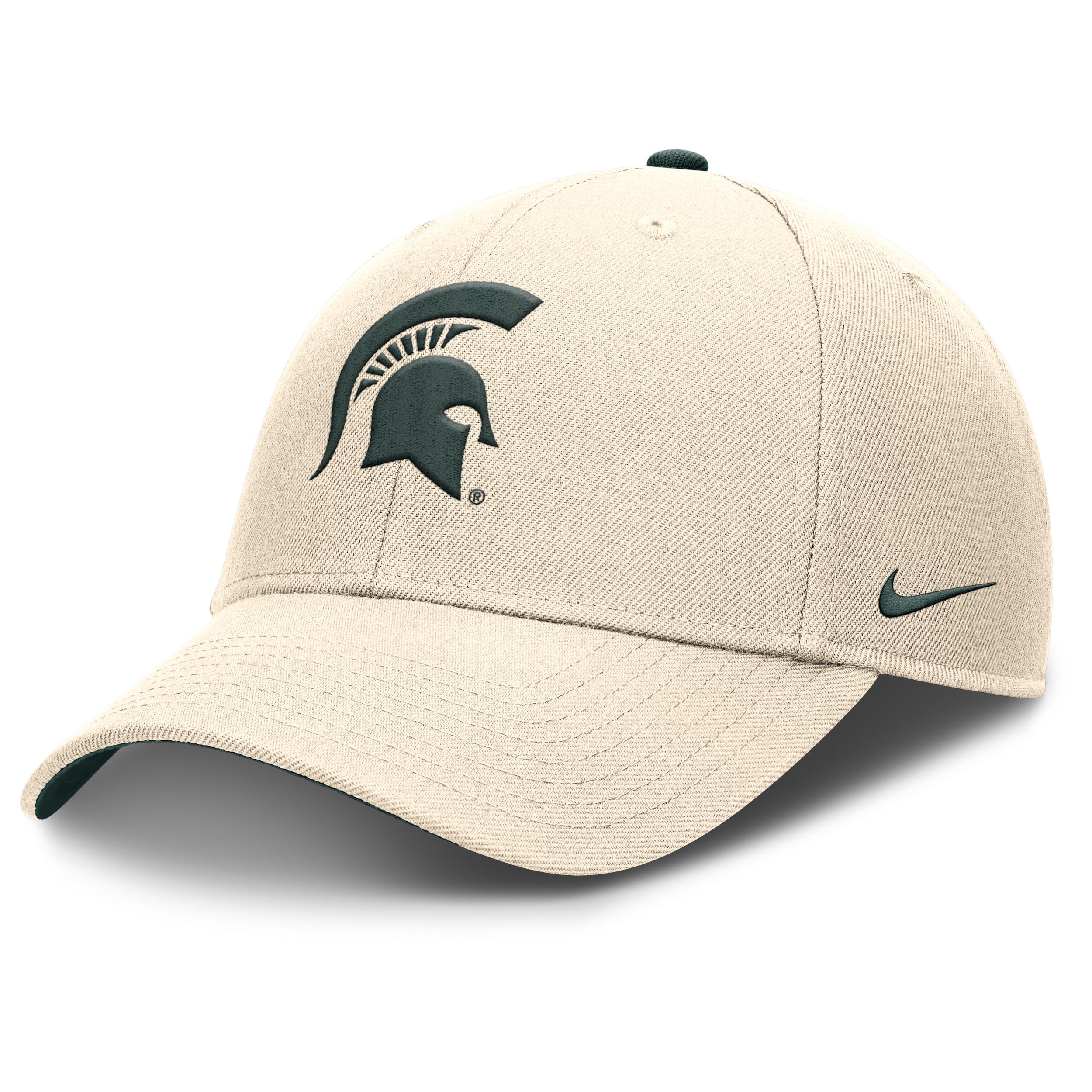 Michigan State Primetime Rise Nike Men's Dri-FIT College Trucker Adjustable Hat by NIKE