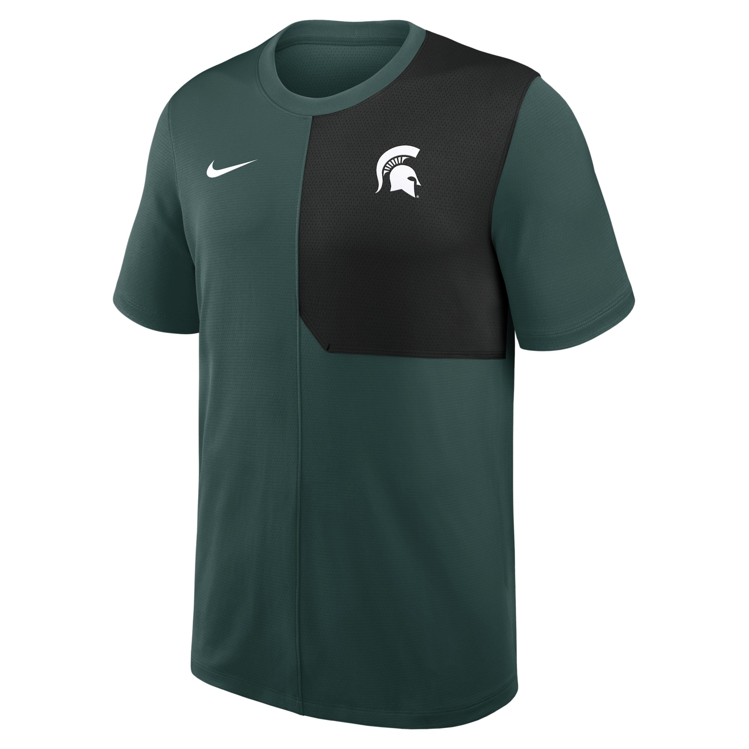 Michigan State Sideline Coach Nike Men's Dri-FIT College Top by NIKE