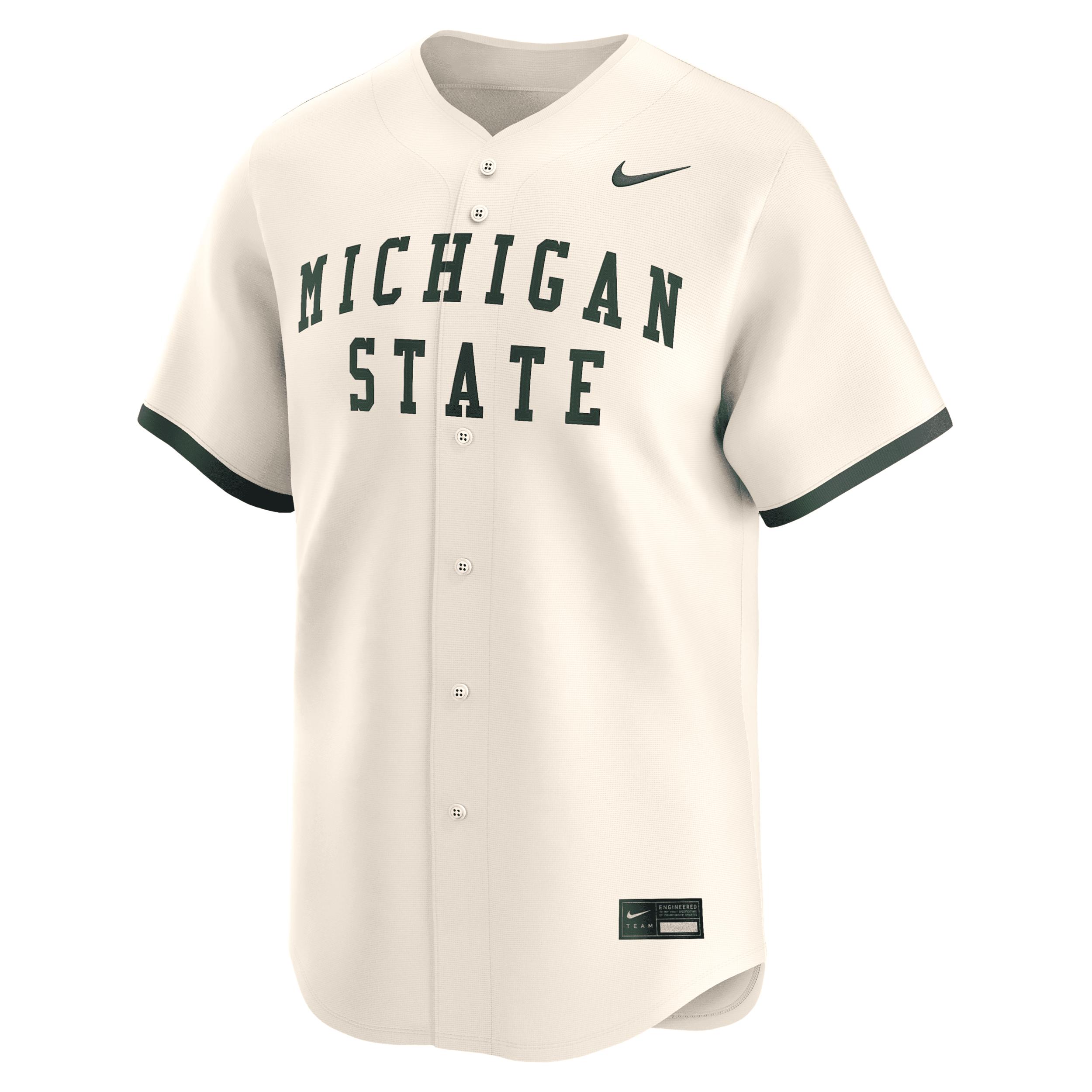 Michigan State Spartans Nike Men's College Limited Baseball Jersey by NIKE