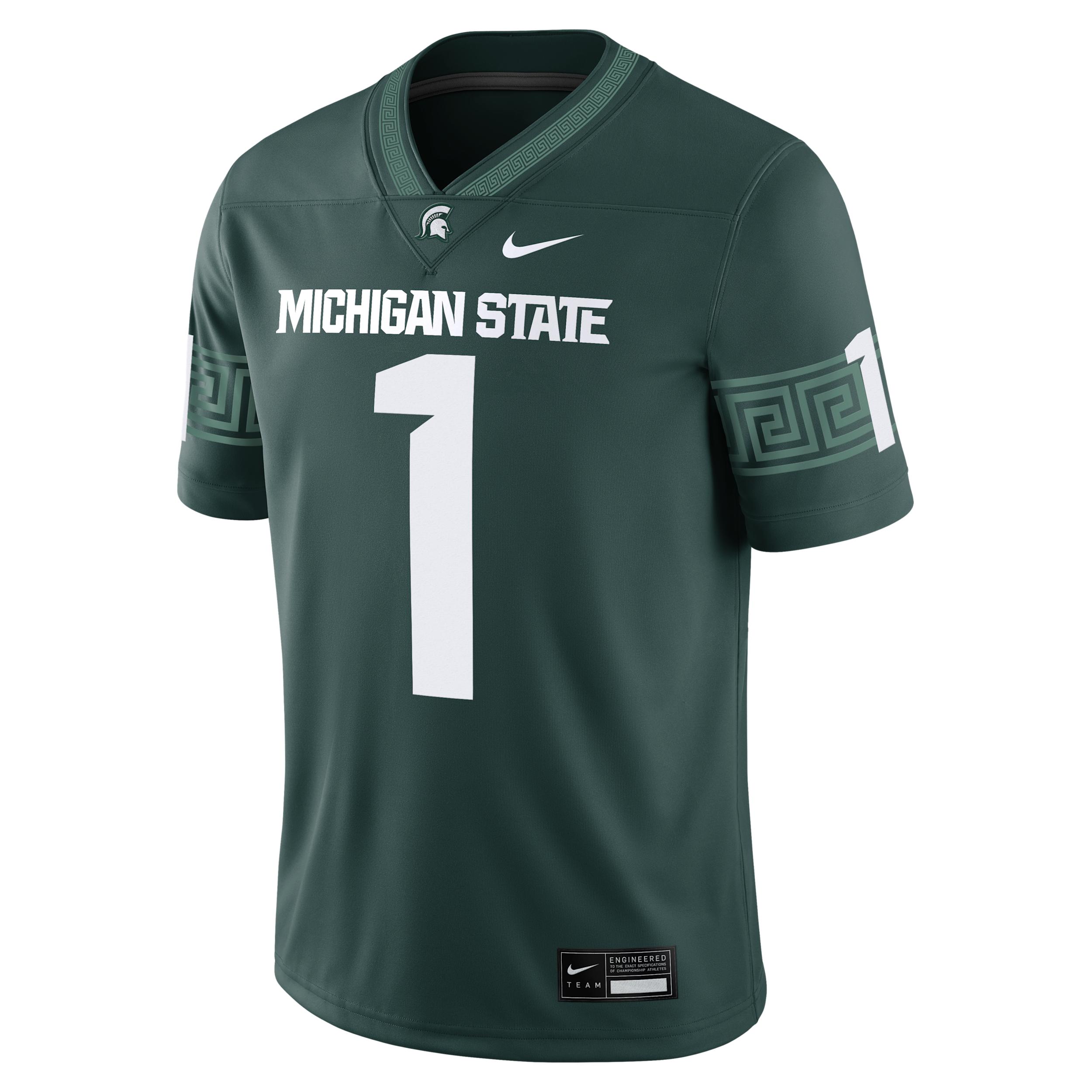 Michigan State Spartans Nike Men's Dri-FIT College Game Jersey by NIKE