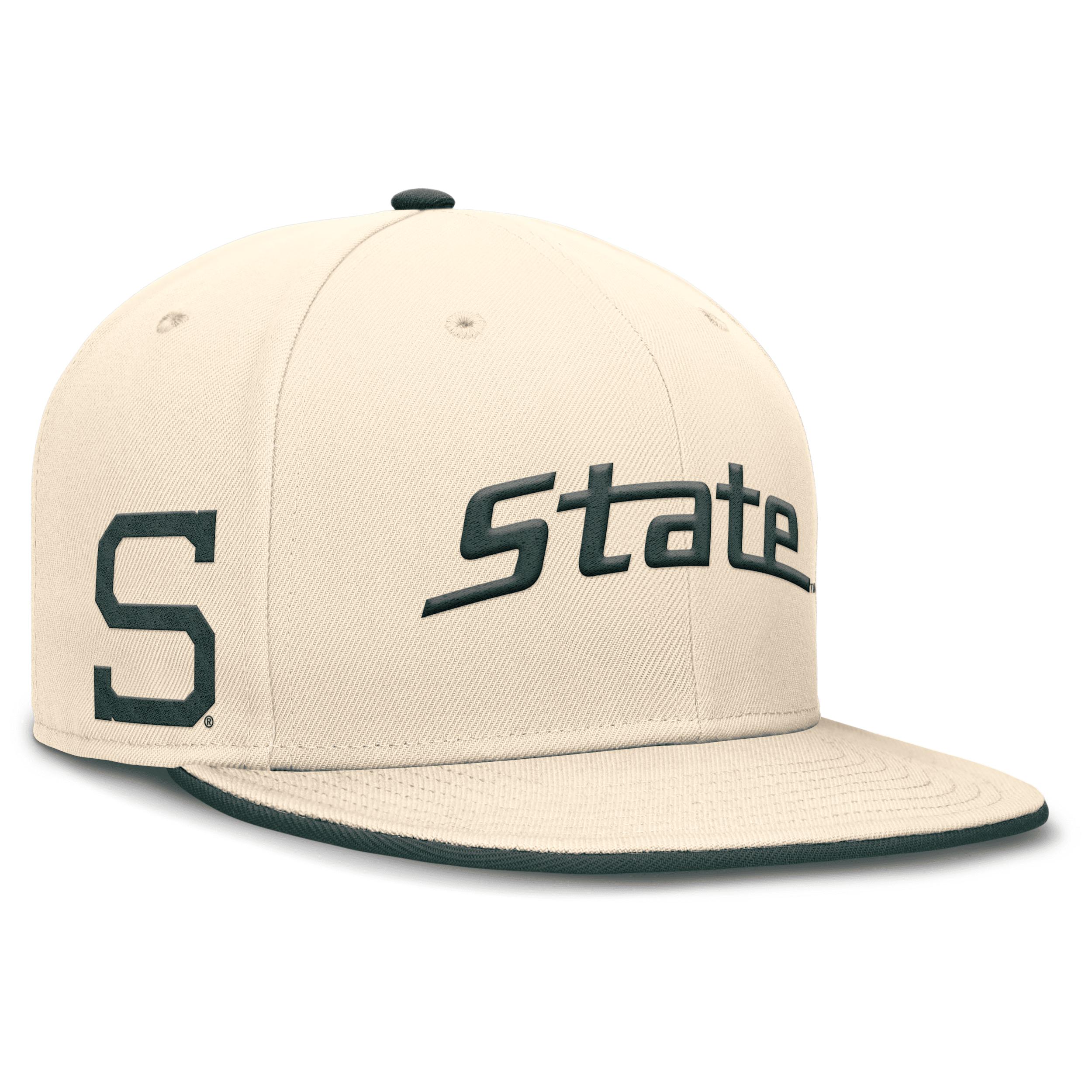 Michigan State Spartans Primetime True Nike Men's Dri-FIT College Fitted Hat by NIKE