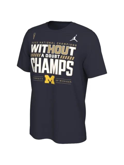 Michigan Wolverines 2023 National Champions Locker Room T-shirt by NIKE