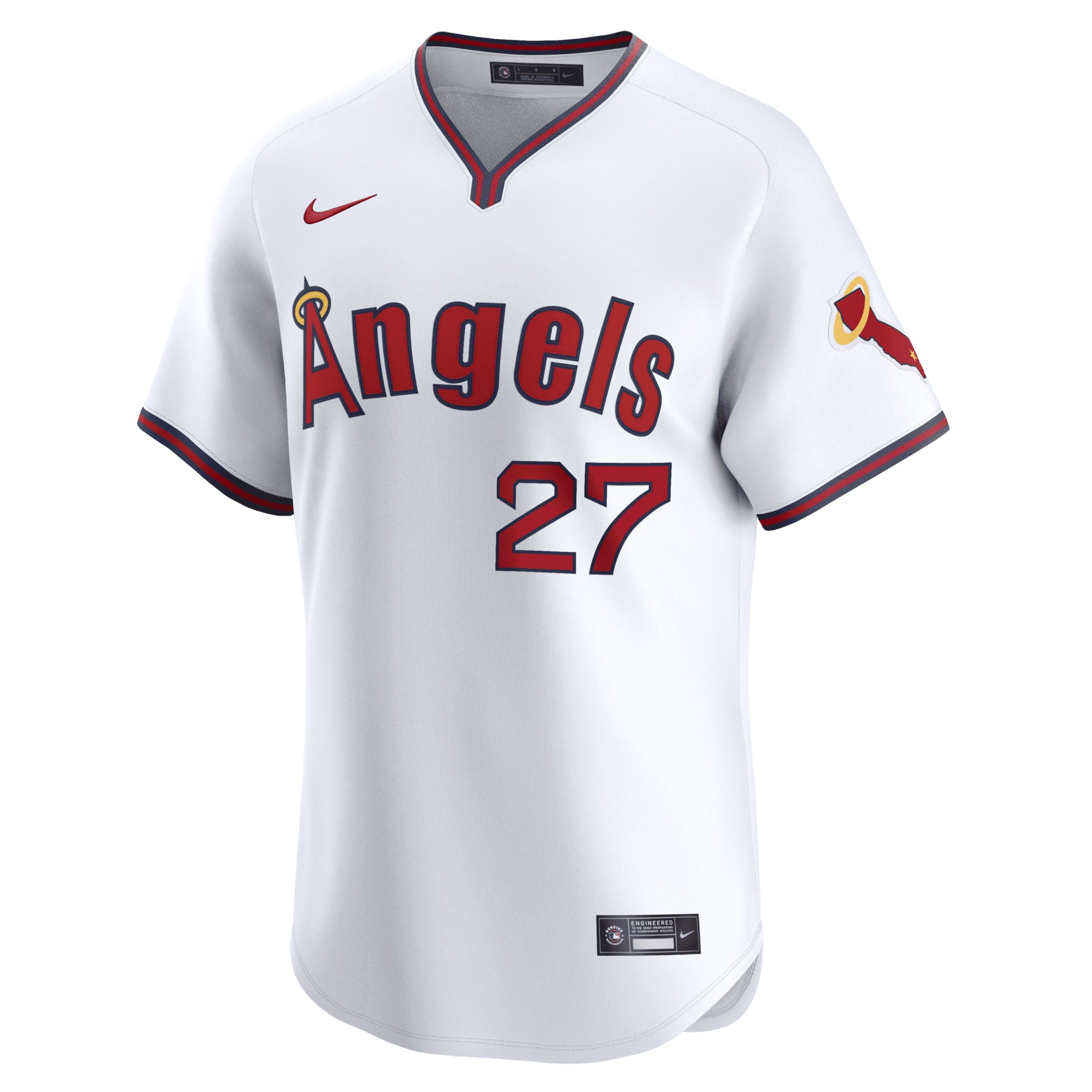 Mike Trout Los Angeles Angels Nike Men's Dri-FIT ADV MLB Limited Jersey by NIKE