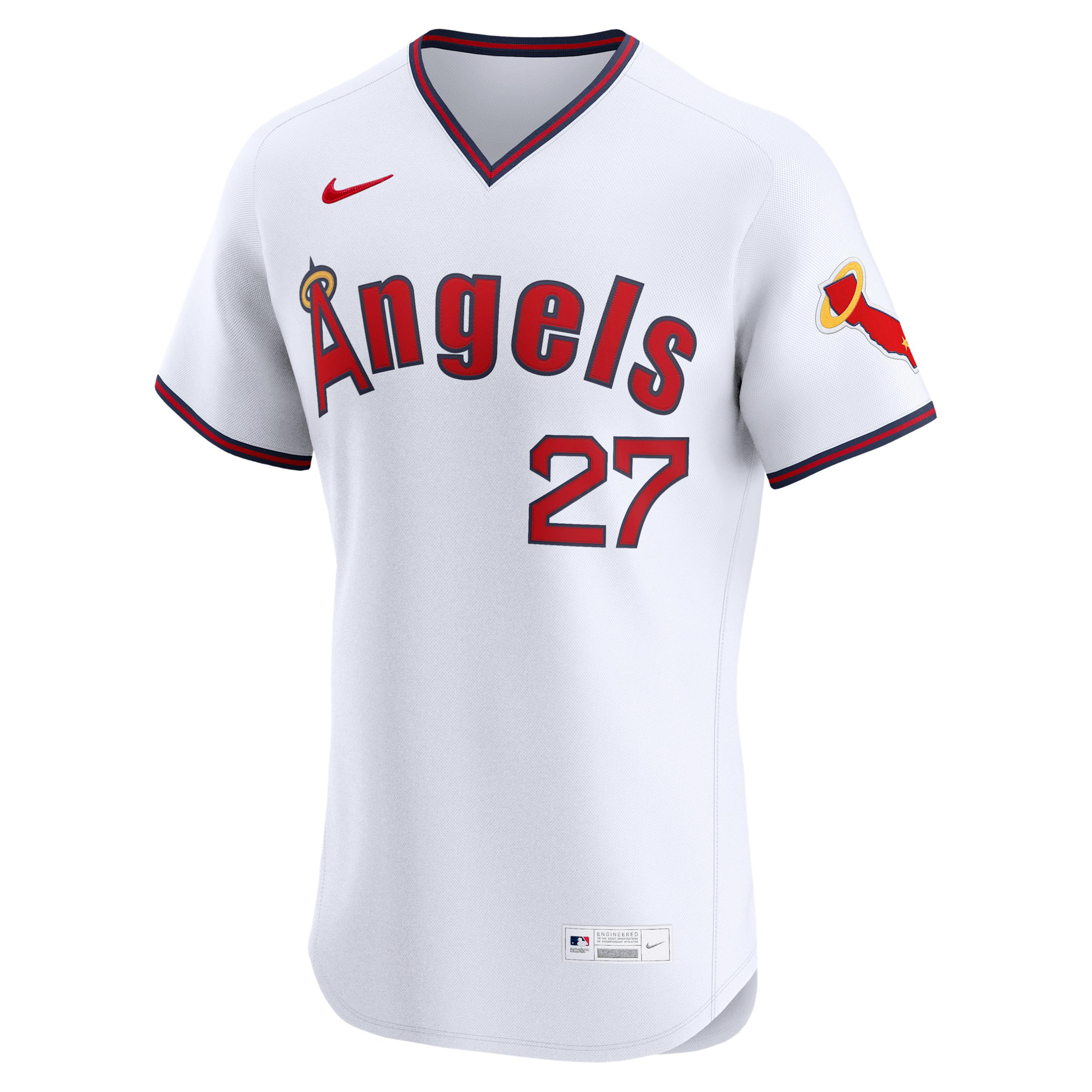 Mike Trout Los Angeles Angels Nike Men's Dri-FIT MLB Elite Jersey by NIKE