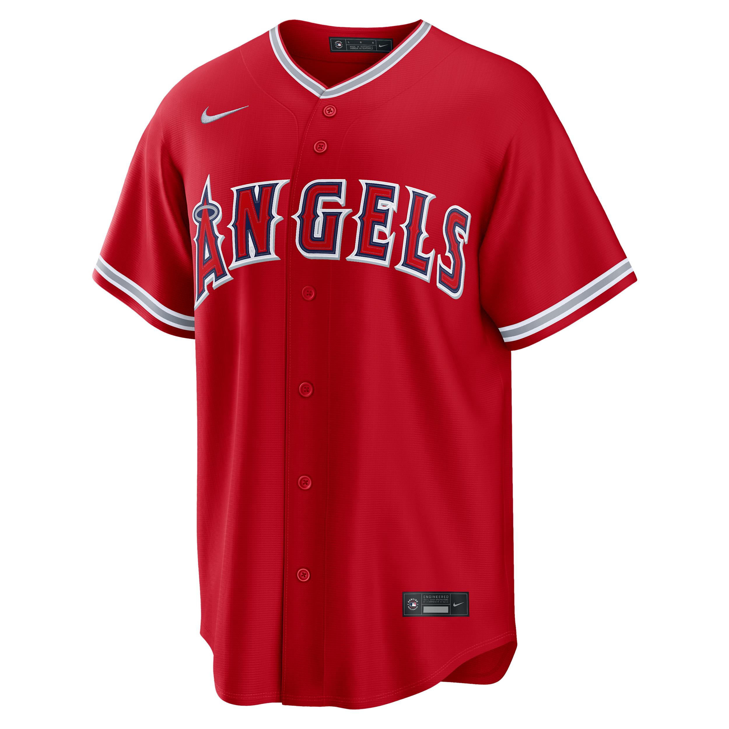 Mike Trout Los Angeles Angels Nike Men's MLB Replica Jersey by NIKE