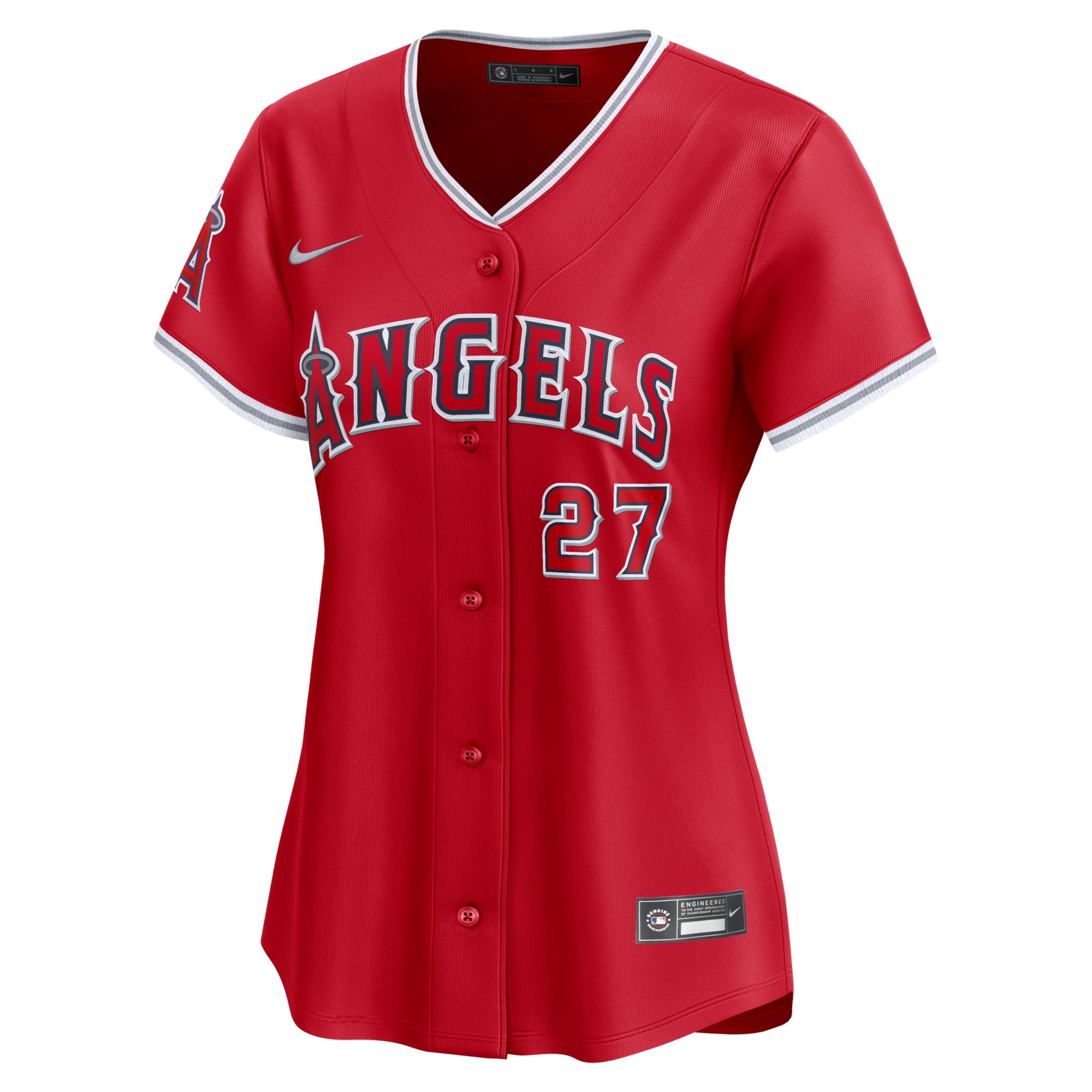 Mike Trout Los Angeles Angels Nike Women's Dri-FIT ADV MLB Limited Jersey by NIKE