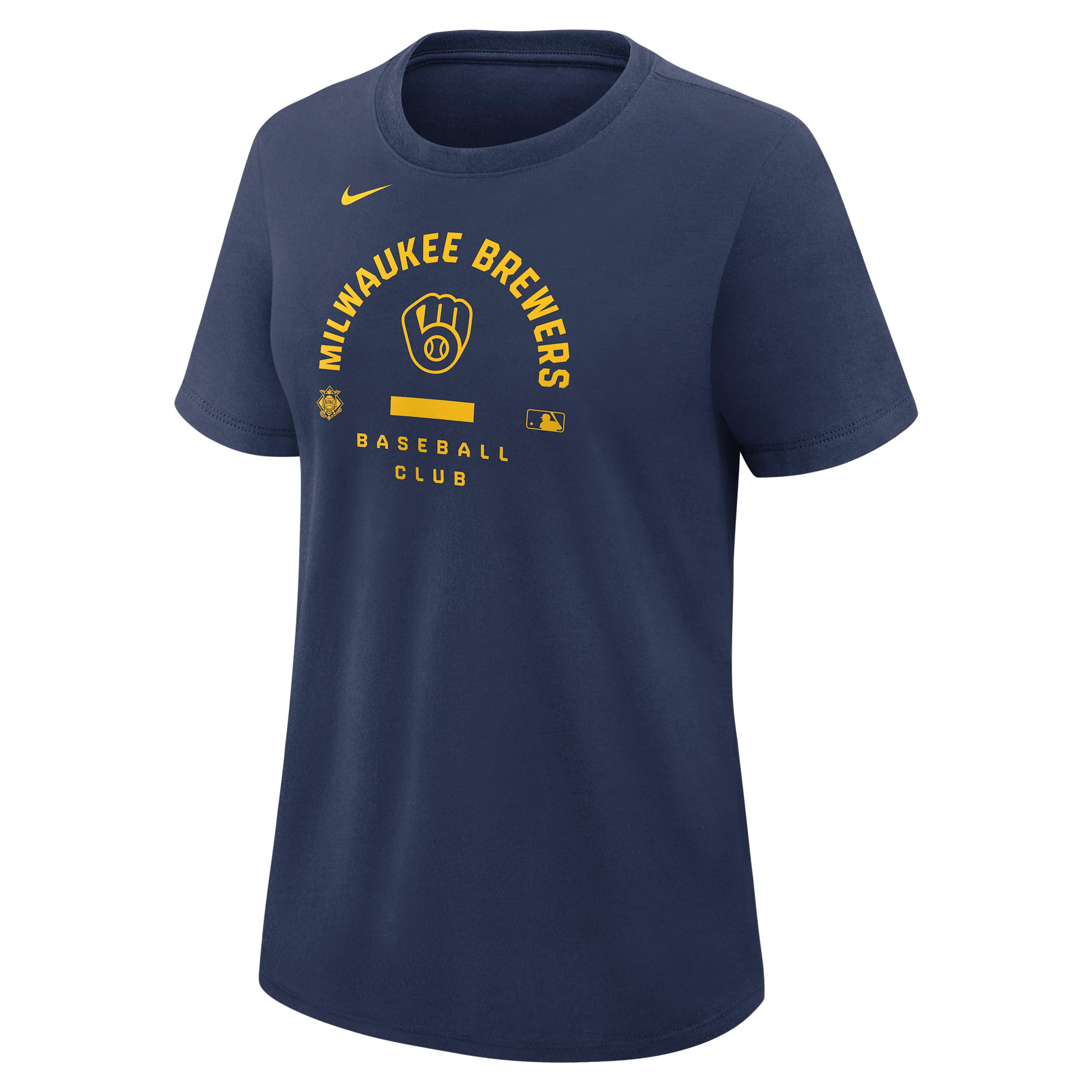 Milwaukee Brewers Authentic Collection Early Work Nike Women's Dri-FIT MLB T-Shirt by NIKE