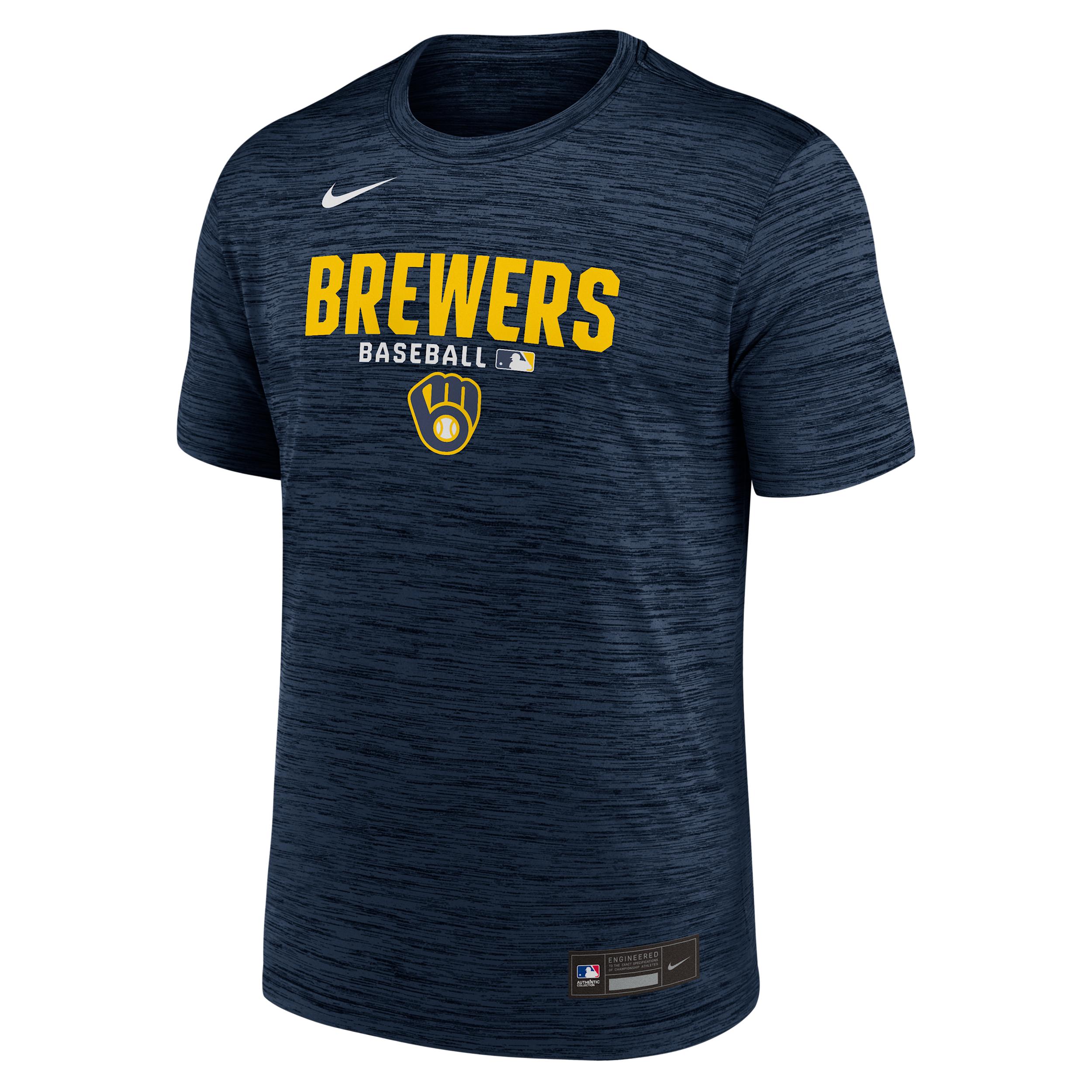 Milwaukee Brewers Authentic Collection Nike Men's Dri-FIT MLB T-Shirt by NIKE