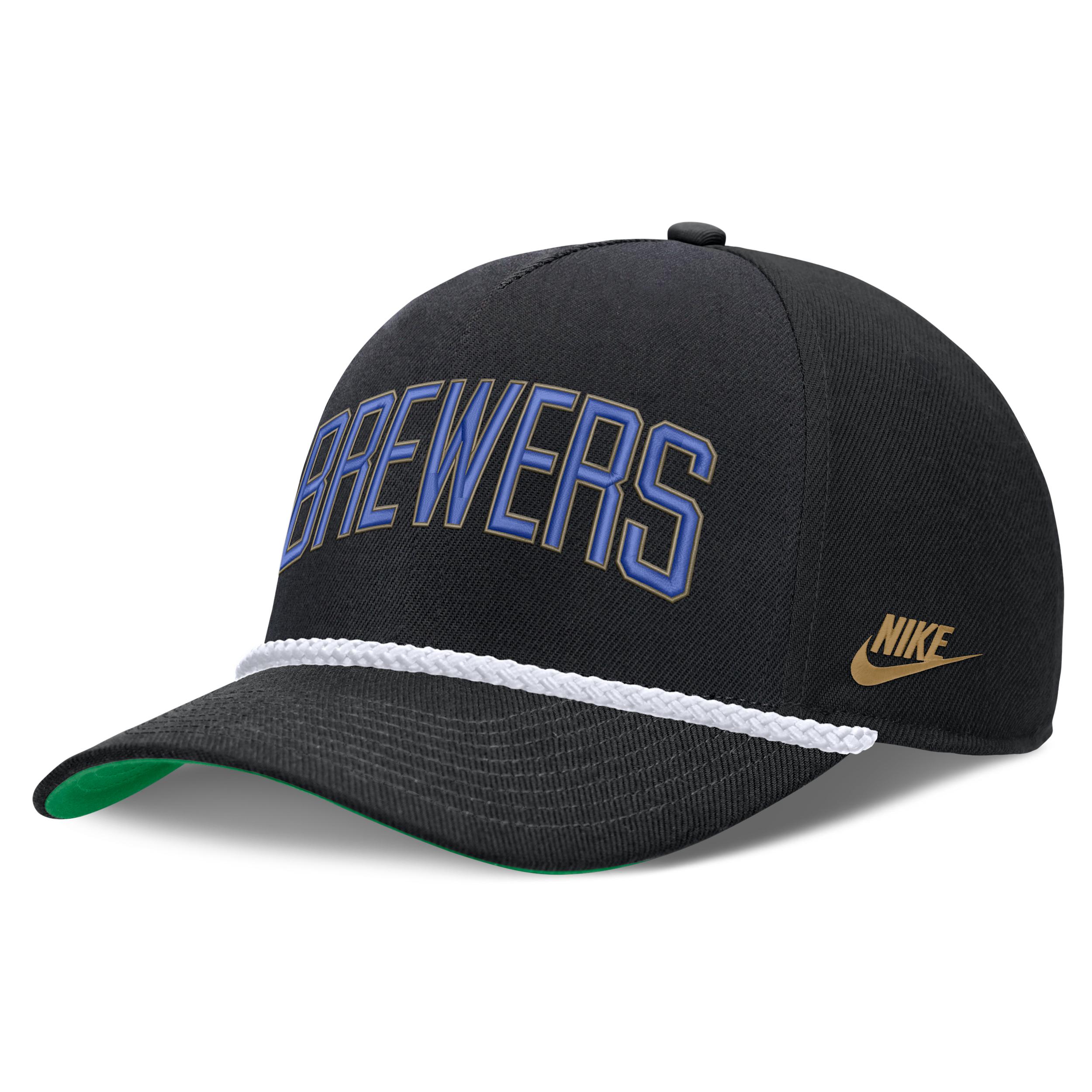 Milwaukee Brewers Rise Nike Men's MLB Adjustable Hat by NIKE